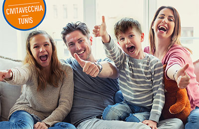 Civitavecchia-Tunisi Offerta Famiglia da 210 euro! Civitavecchia-Tunisi Offerta Famiglia da 210 euro!