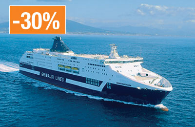 Sconto 30% con Grimaldi Lines!